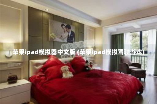 苹果ipad模拟器中文版 (苹果ipad模拟驾驶游戏)