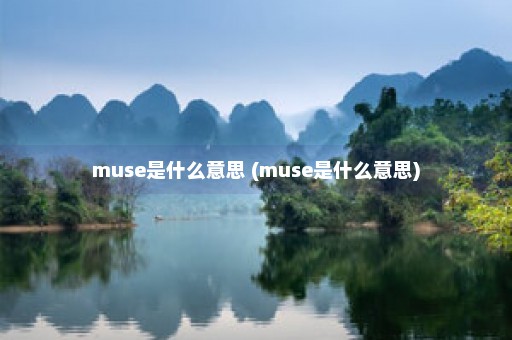 muse是什么意思 (muse是什么意思)