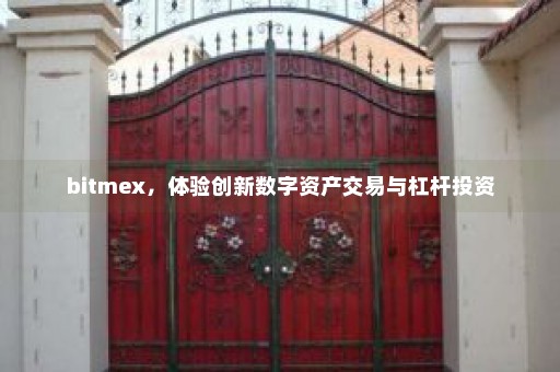 bitmex，体验创新数字资产交易与杠杆投资