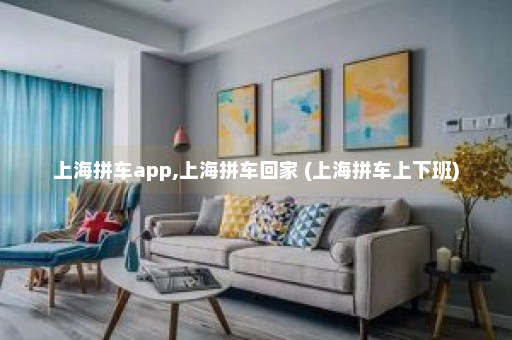 上海拼车app,上海拼车回家 (上海拼车上下班)